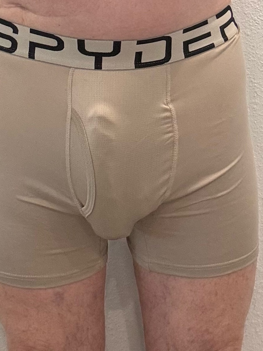 Spyder Men’s Beige Boxer Briefs with Branded Waistband